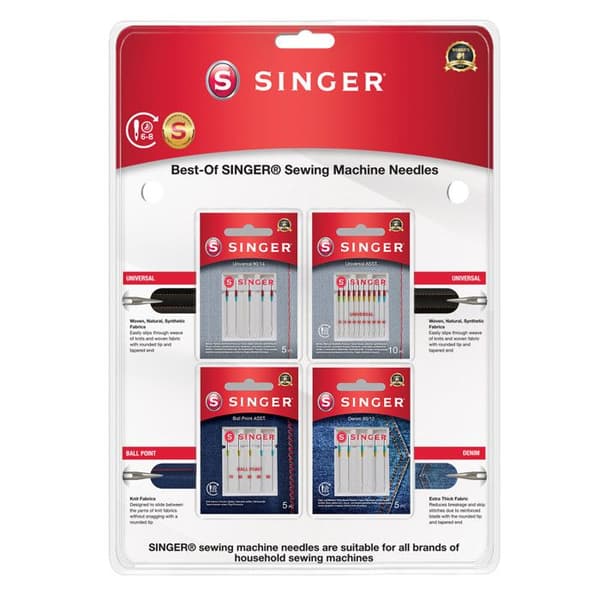 Singer 250088002 Svarta synålar
