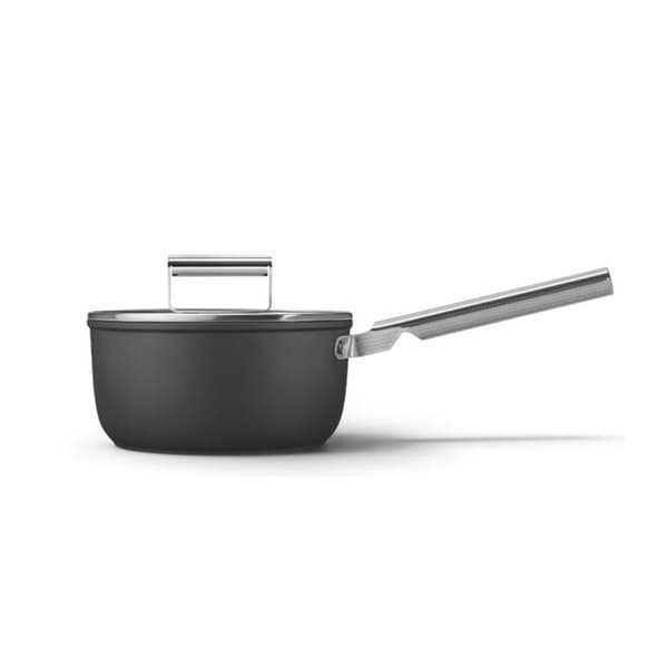 Smeg Gryta svart matt 20cm + lock - SPF2012BLM