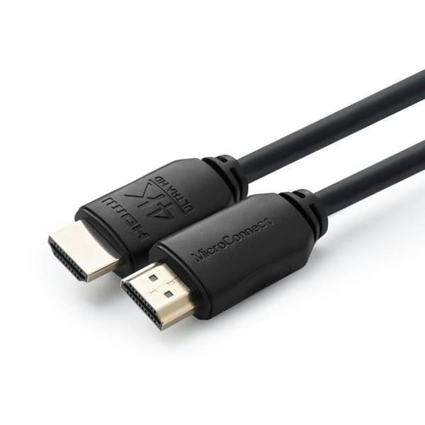 MICROCONNECT MC-HDM19191V2.0 HDMI-KABEL 1M HDMI TYP A (STANDARD) SVART