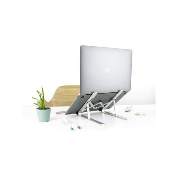 Laptopställ - TooQ - TQLRS0033-AL - Vikbart - Justerbart - Halkfritt