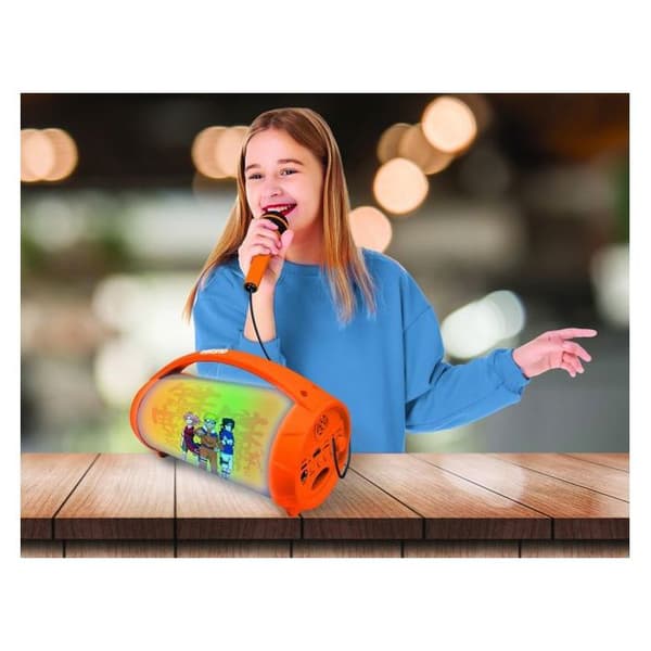 Bluetooth-högtalare - Lexibook - Naruto - Ljus - Handsfree-mikrofon - Orange