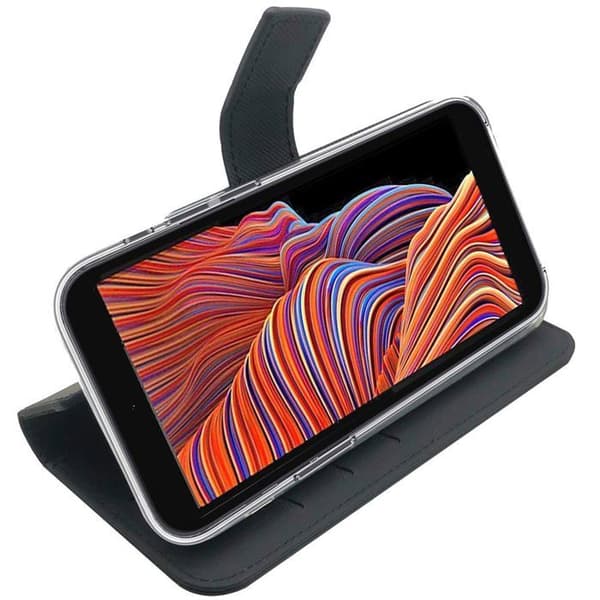 Galaxy Xcover 5 plånboksfodral svart