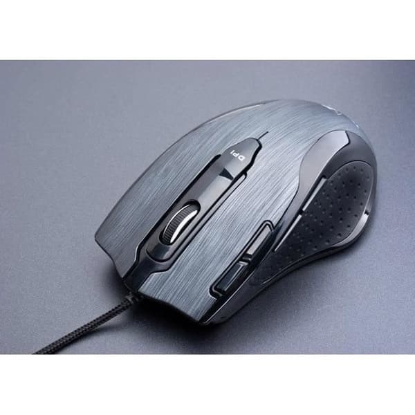 Tesoro Shrike H2L Gaming Mouse - 5600 dpi lasersensor - Silvergrå