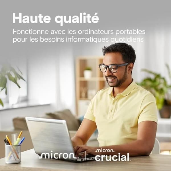 CRUCIAL - E100 - Intern SSD - 480 Go - M.2 2280