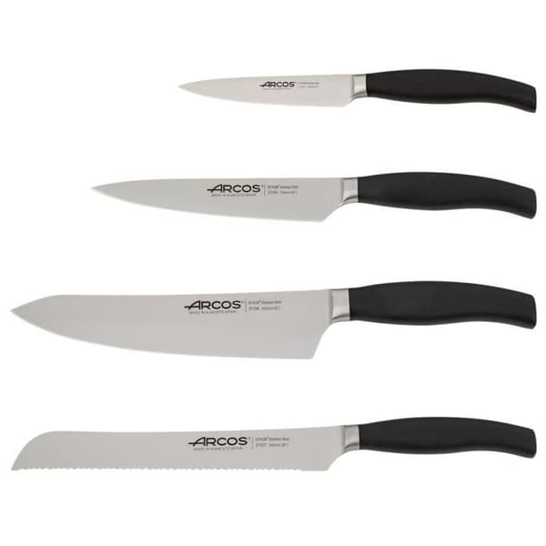 Knivblock - ARCOS - Clara - 4 delar - NITRUM® rostfritt stål - Polypropen (PP)