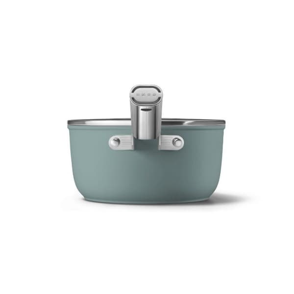 Smeg Kasseroll grön smaragd matt 20cm + lock - SPF2012EGM