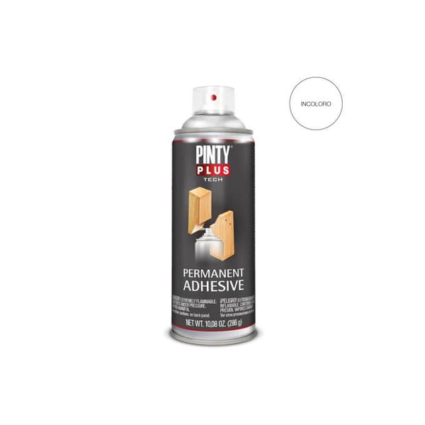 Permanent självhäftande spray