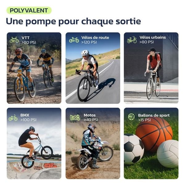 Woowind Elcykelpump WO-V02