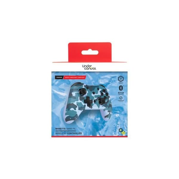 Spelkontroll - UNDER CONTROL - Marin Camo - Bluetooth - Vibration - För Nintendo Switch