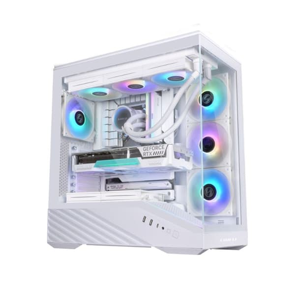 PC-chassi - Lian-Li Vector V100 RGB - E-ATX - Vit - Spelare
