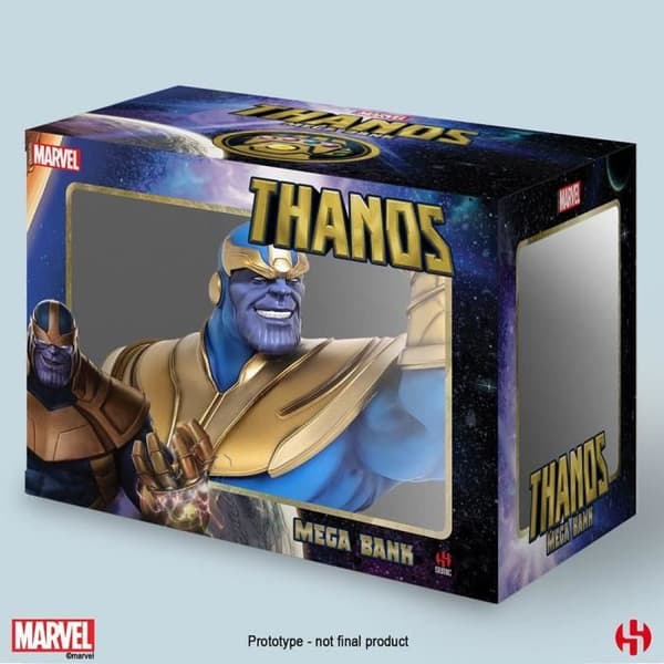 Buste / Spargris - MARVEL COMICS - Thanos - 23 cm - PVC - Blandat
