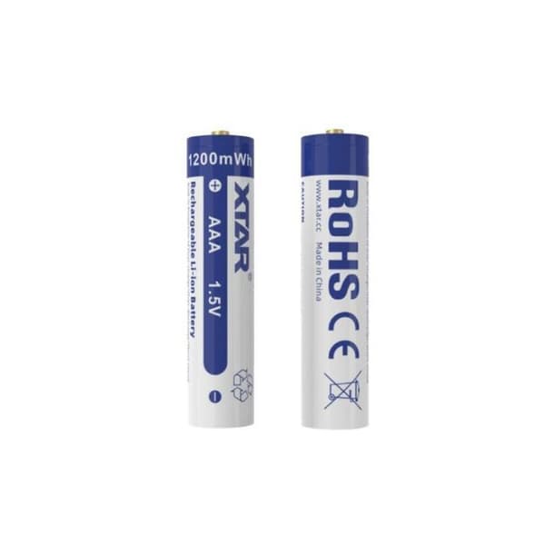 Piles Xtar uppladdningsbart litiumjonbatteri aaa 750mah 4-pack