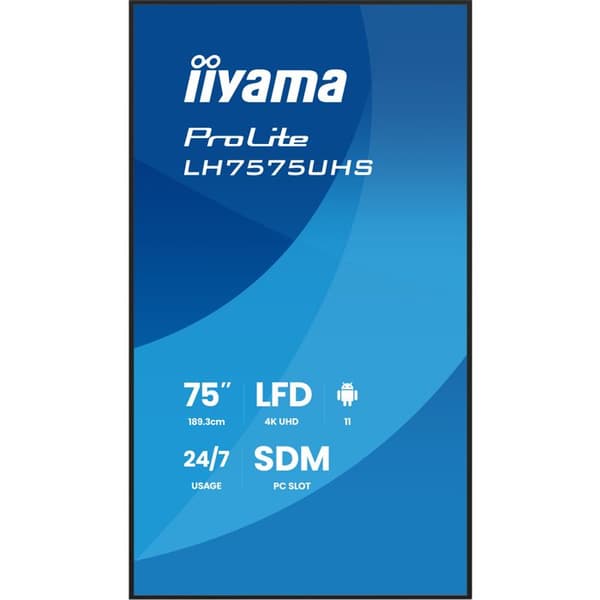 IIYAMA 86, dalle IPS, 4K UHD