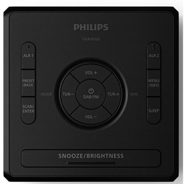 Radioväckarklocka Philips TAR4500 Svart