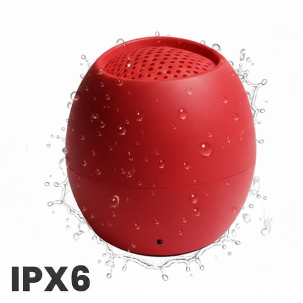 Bluetooth-högtalare - Boompods - Zero - Röd - Vattentät - Handsfree - Bluetooth 5.0