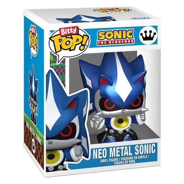 Funko - Sonic The Hedgehog - Paket med 4 figuriner Bitty POP! Shadow 2,5 cm