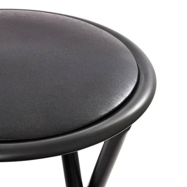 Svart hopfällbar pall - 5five