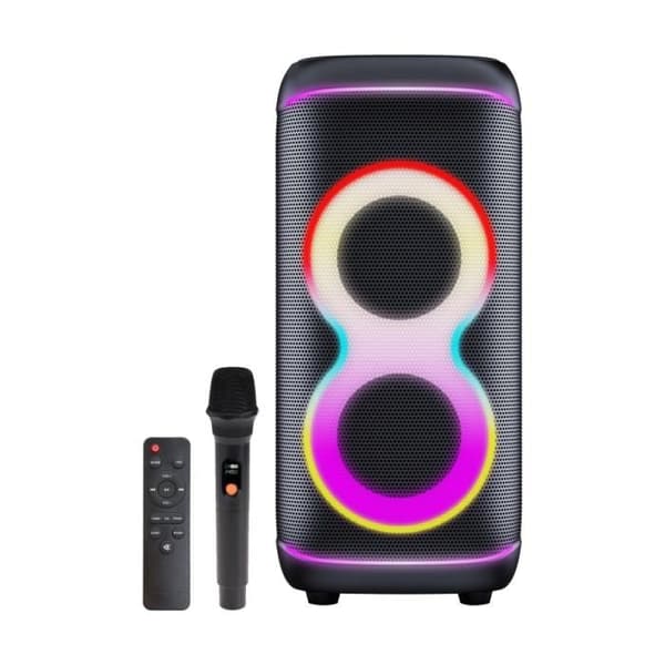 Bluetooth-högtalare - DENVER - BPS-370 - 100 W - Svart - Trådlös (Bluetooth)