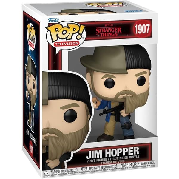 Figurine Funko Pop! N°1907 | Stranger Things | Jim Hopper Split