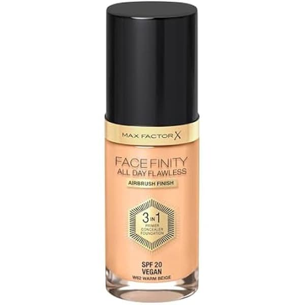 Flytande foundations 3 i 1 - MAX FACTOR - Facefinity - Varm beige - SPF 20 - 30 ml