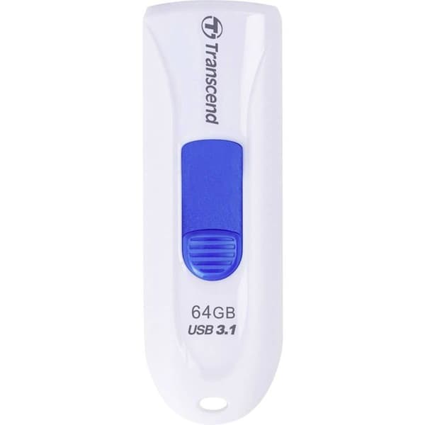TRANSCEND JETFLASH 790 USB-nyckel - 64 GB - Vit