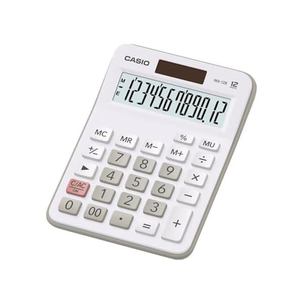 MX-12 Skrivbordskalkylator 12 siffror - i plast