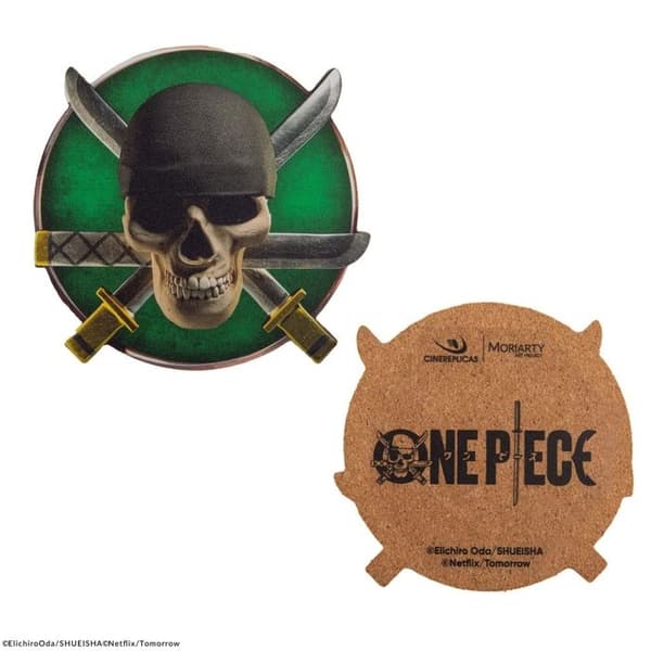 Cinereplicas - One Piece - Pack 4 coasters Karaktärer 2