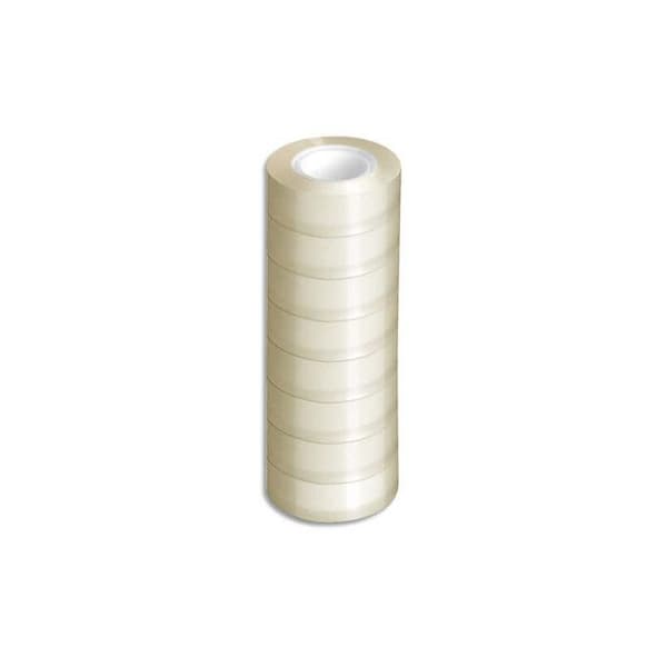 8 rullar transparent tejp 19mmx33m