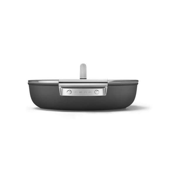 Smeg Sauterpanna svart matt 28cm + lock - DPF2812BLM