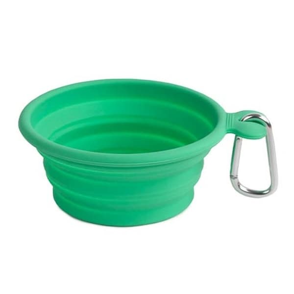 Resefoder - IBAÑEZ - Grön - 400 ML - Silikon - Fällbar