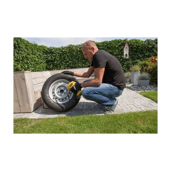 18V sladdlös bärbar luftkompressor/inflator - POWERPLUS - Luftpump - Lätt att hantera