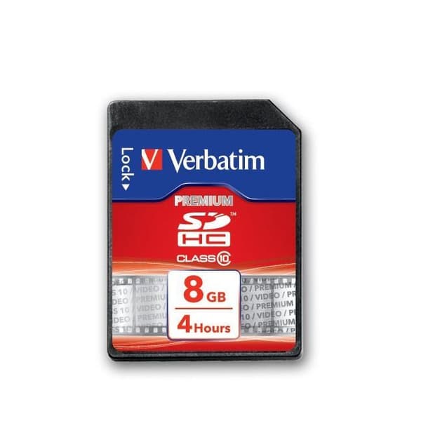 VERBATIM SD-kort 8 GB Klass 10