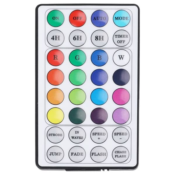 Ljusande stjärnfall 85 LED multicolor med fjärrkontroll