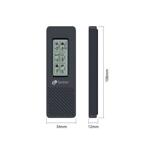 Extern diskhus - Avancerad - SSD M.2 NVMe - USB-C 3.2 - 10 Gbit/s - Svart