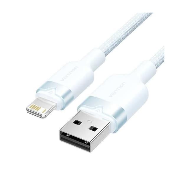 USB 2.0 Lightning-kabel - VENTION - LANSF - 480 Mbps - 1 m - Blå