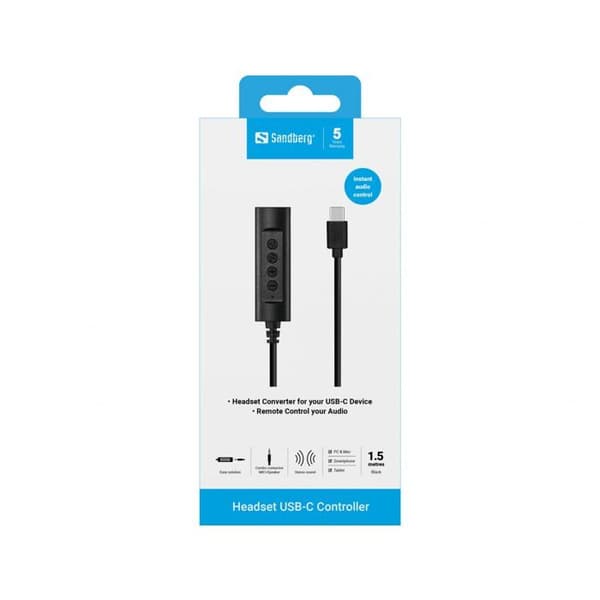 136-73 Headset USB-C Kontroller 1,5m