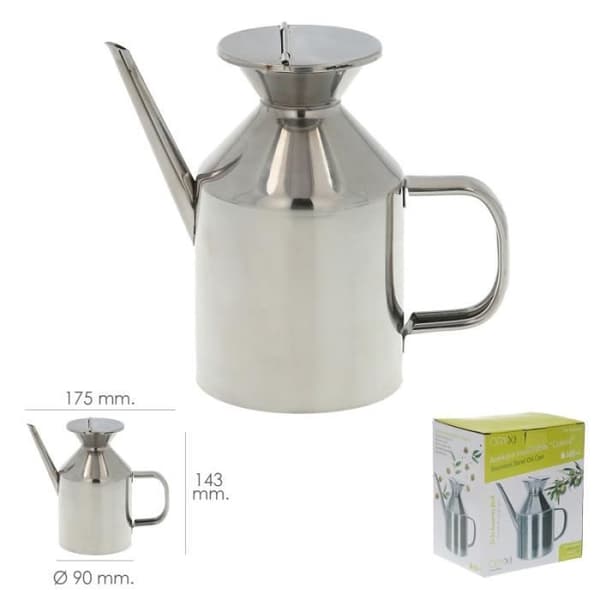 Oilcan - ORYX - Classic - Rostfritt stål - 375ml - Diskmaskinssäker