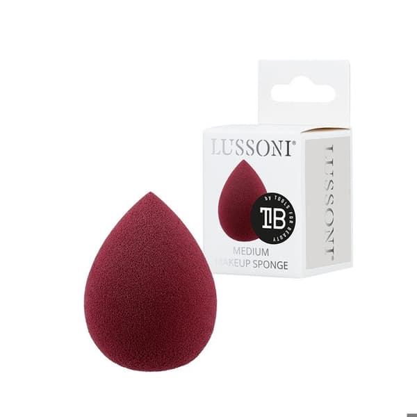 Lussoni Make Up Burgundy Raindrop Medium Sponge - sminksvamp