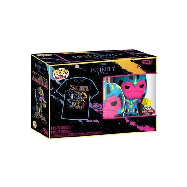 Pop! & Tee - Marvel - Thanos(bklt) - Storlek S