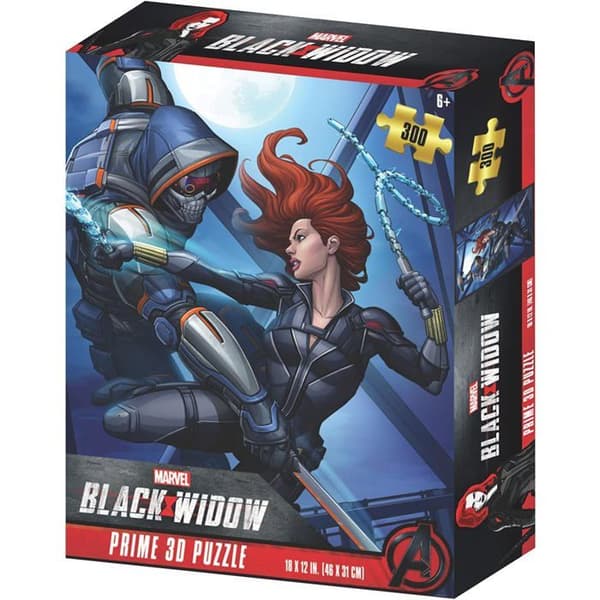 Marvel - Lenticulaire pussel Black Widow mot Taskmaster 300 bitar 46x31 cm