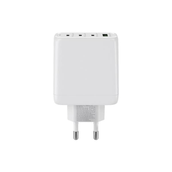 CONECTICPLUS Väggladdare 3x USB typ C och USB typ A 68 Watt - Vit