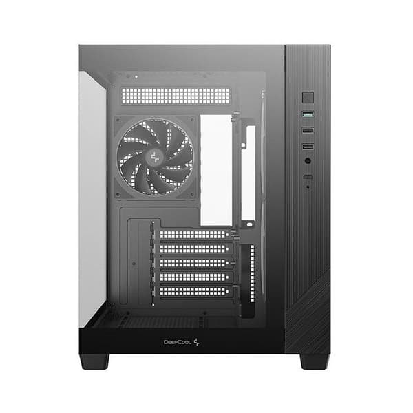 PC-chassi - DEEPCOOL - CG330 - Mini-torn - Micro-ATX-format - 3 inkluderade ARGB-fläktar - Svart