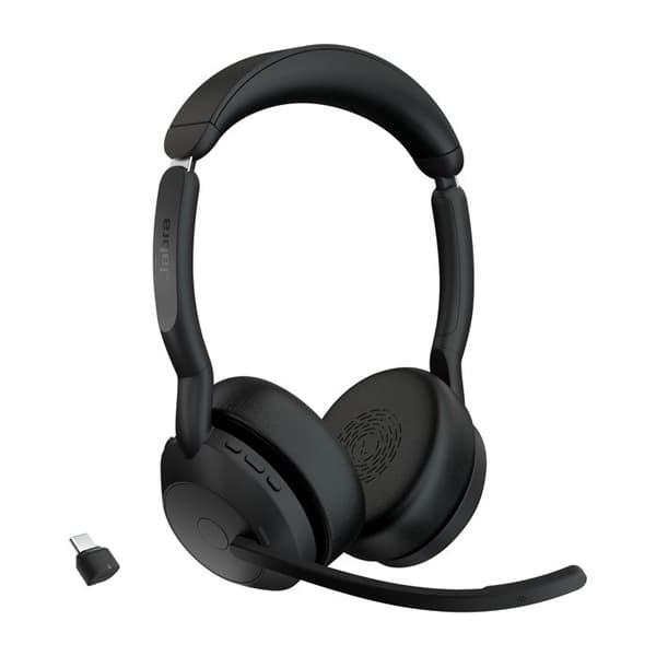 Headset - Bluetooth - trådlöst - USB-C - Jabra - Jabra Evolve2 55 UC Stereo - headset