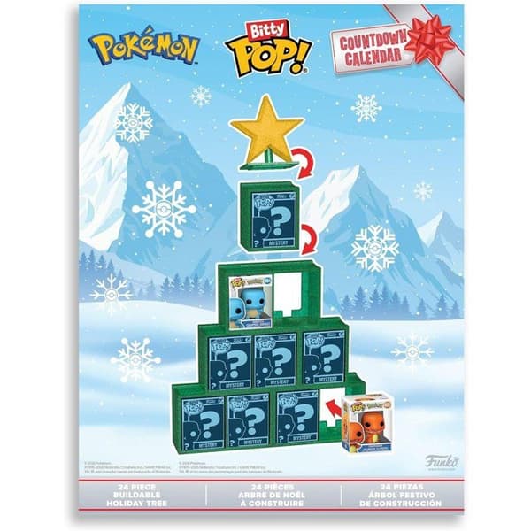 Funko Bitty Pop! - Pokémon - Adventskalender 24 dagars överraskningar före jul Mini samlarfigurer