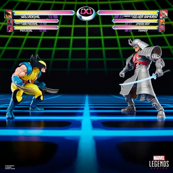 Figur Hasbro Wolverine & Silver Samurai Gameverse (x2)