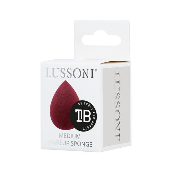Lussoni Make Up Burgundy Raindrop Medium Sponge - sminksvamp
