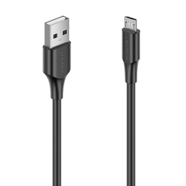 USB 2.0-kabel - VENTION - CTIBF - Micro USB - 2A - 1m - Svart