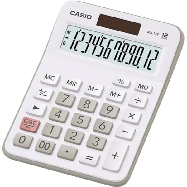 MX-12 Skrivbordskalkylator 12 siffror - i plast