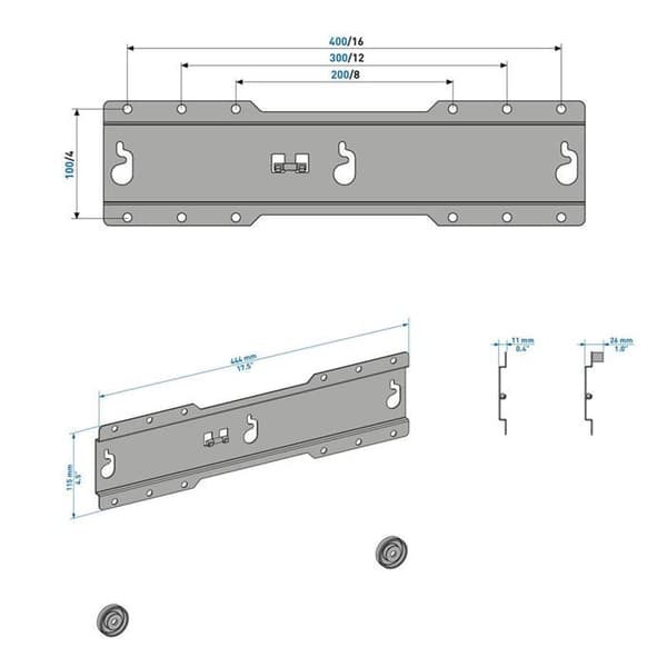 MELICONI 580402 - ES-400 - Väggfäste
