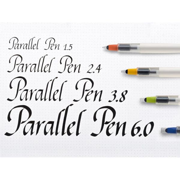 Fjäderpenna - PILOT - Parallel Pen - 4,5 mm - Smaragdgrön - Återfyllbar